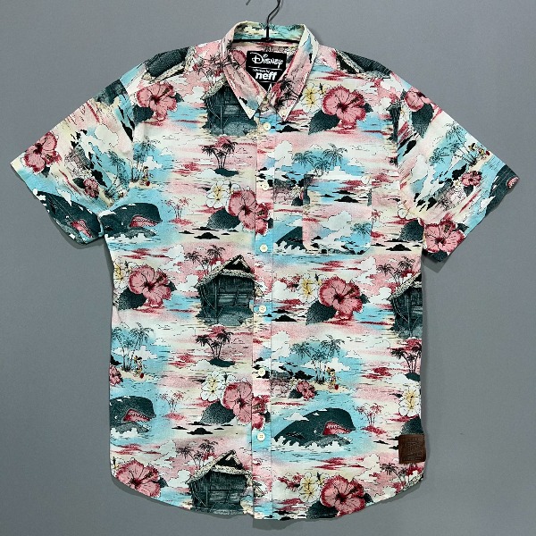[M] 디즈니 X neff 빈티지 하와이안셔츠 0020 남자셔츠 반팔셔츠 빈티지셔츠