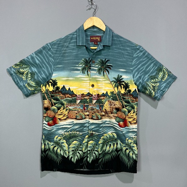 [S] 알로하 모이 빈티지 하와이안셔츠 0497 남자셔츠 반팔셔츠 빈티지셔츠